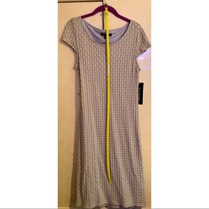 Grey and yellow dress